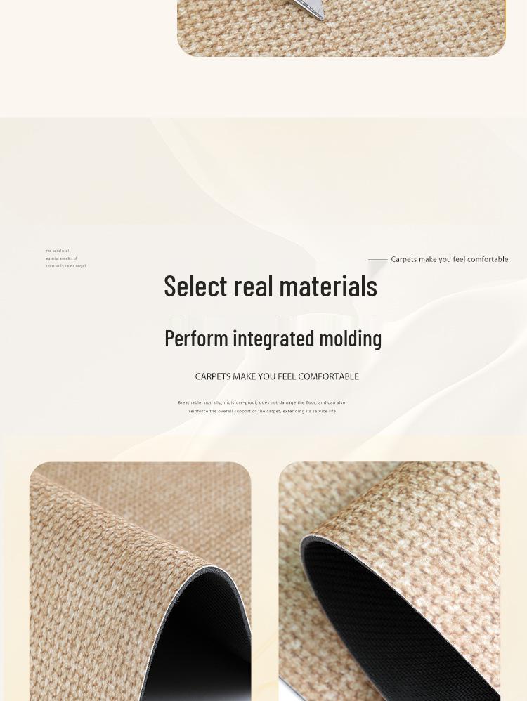 Ultra-Thin Japanese-Style Non-Slip Water-Absorbing Linen-Look Entrance Doormat, 2mm, Cuttable & Machine Washable for Home Hallway