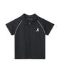 REST&RECREATION Collar Zip-Up Top - Charcoal