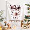 Ins-Style Birthday Background Fabric, Birthday Tapestry, Party Scene Decoration, Photo And Decorative Wall Fabric
