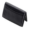SPAD YAK Leather Business Card Accordion Navy X Black Holder, Gusset,