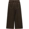 Lv Monogram Straight Cut Jeans 1AIBEO