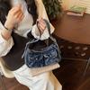 Vintage Denim Underarm Bag Women's Shoulder Bag