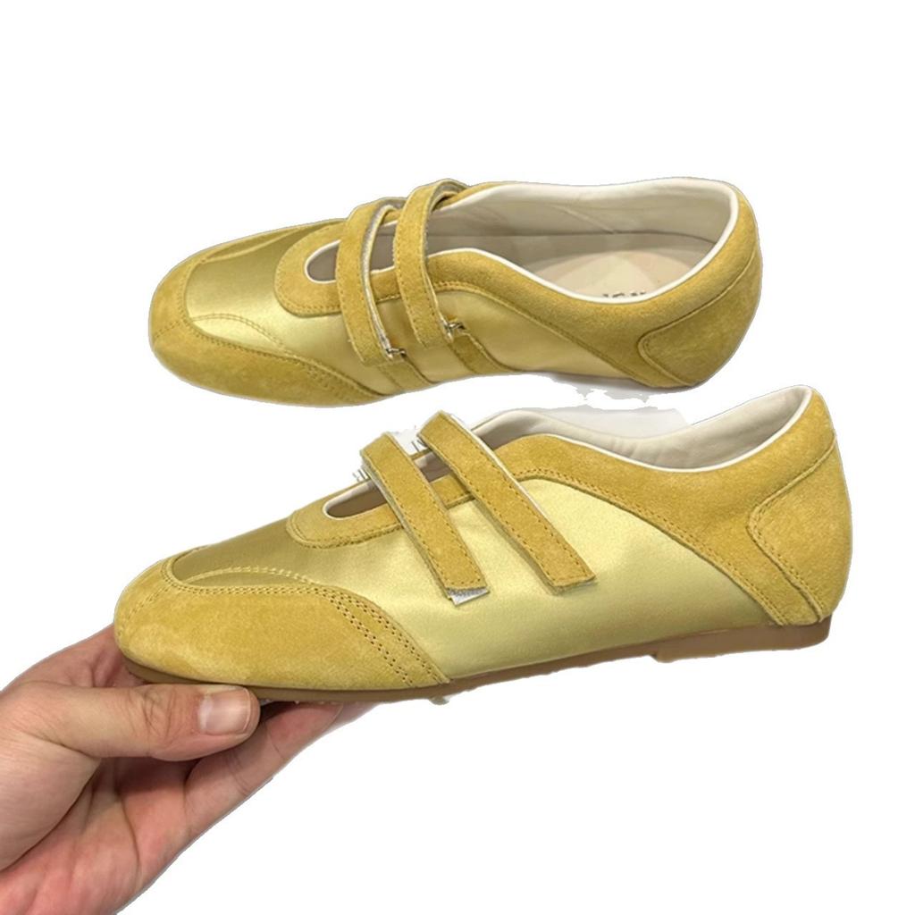 Retro słowo z moralnymi butami treningowymi damskie 2025 wiosna i lato nowy niszowy design rzep modne wszechstronne buty Mary Jane