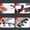 Cars Universal Mini Tiny Trunk Spoiler Auto Exteriores Rear Tail Wings ,9.8inch,Carbon Fiber,1pcs