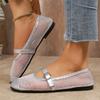 Western Style Hollow Out Low-heel Women's Sandals Shoes for Women 2025 New Summer Breathable Large Size Casual Daily Sandals