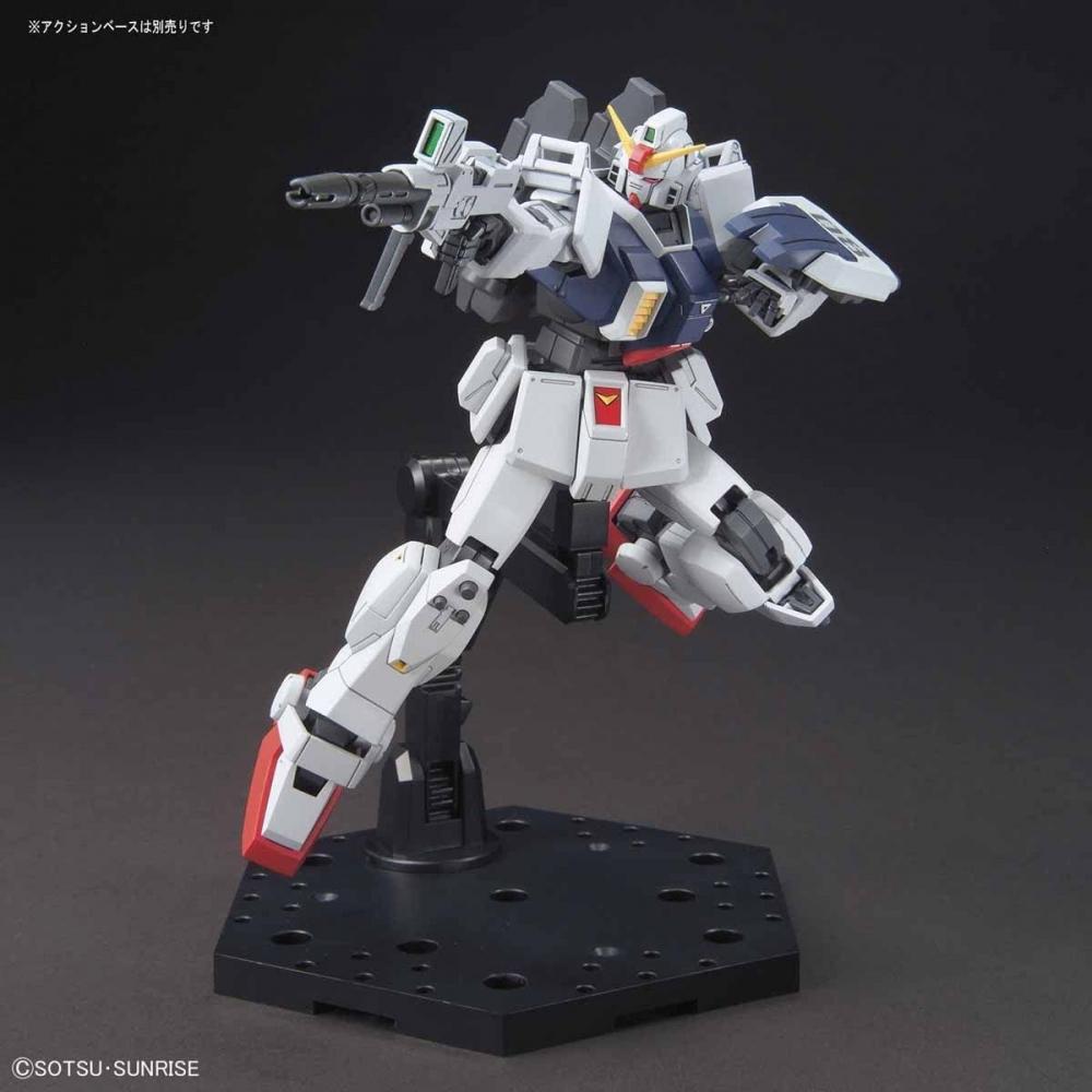 HGUC Mobile Suit Gundam 08th MS Platoon Ground Type Gundam 1144 Maßstab, farbcodiertes Plastikmodell