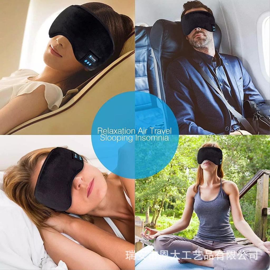 Bluetooth Sleep Mask with Wireless Music and Breathable Shading