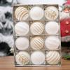 12 Pack of Holiday Balls for Christmas Tree Decoration