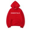 Giacca Essentials a Doppia Linea Primavera e Autunno Felpa da Uomo e Donna Felpa Casual Larga Oversize Y2k Marca Trendy Abbigliamento Femminile Maschile