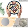 2D Flat, 1pc 30*30cm God Bless The USA Aluminum Decor, America 250th Anniversary Sign Door Hanger, Waterproof Aluminum Plaque, Ideal for Porch, Living