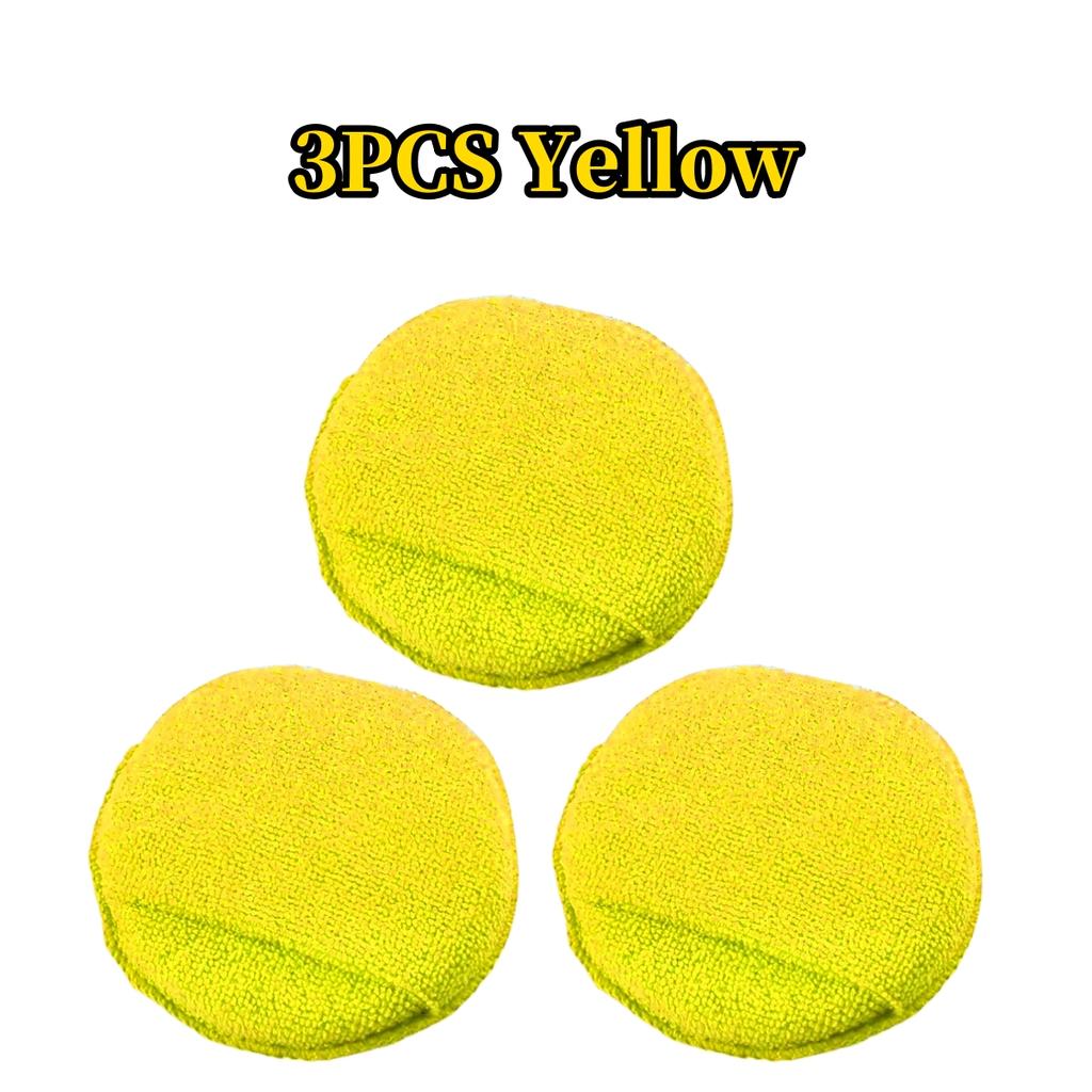 Microfiber Car Applicator Pads Advanced Square Car Paint Polishing and Waxing Sponges Cars Paint and Cockpit Detailing Care Tool