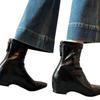 Pointed short boots elastic thin boots women's autumn and winter new thick heel low heel fashion boots knight boots women
