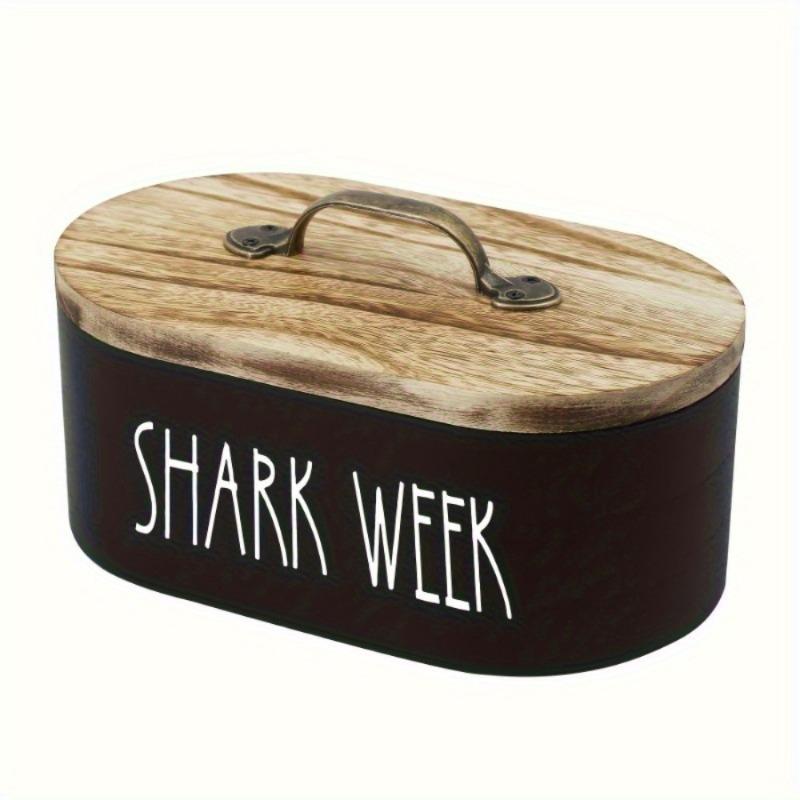 1 шт. Деревянный ящик для хранения с крышкой Ванная комната для хранения косметики туалетных принадлежностей Семейная кухня Ванная комната Хранение Необходимые вещи чёрный