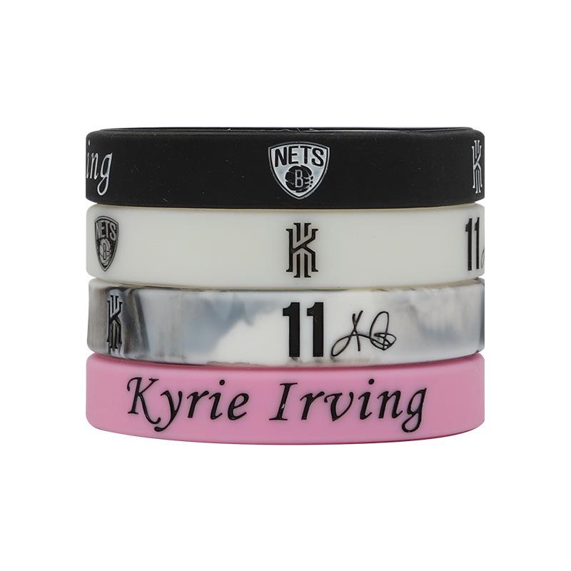 Brooklyn Nets Kyrie Irving No. 11 Adjustable Silicone Bracelet