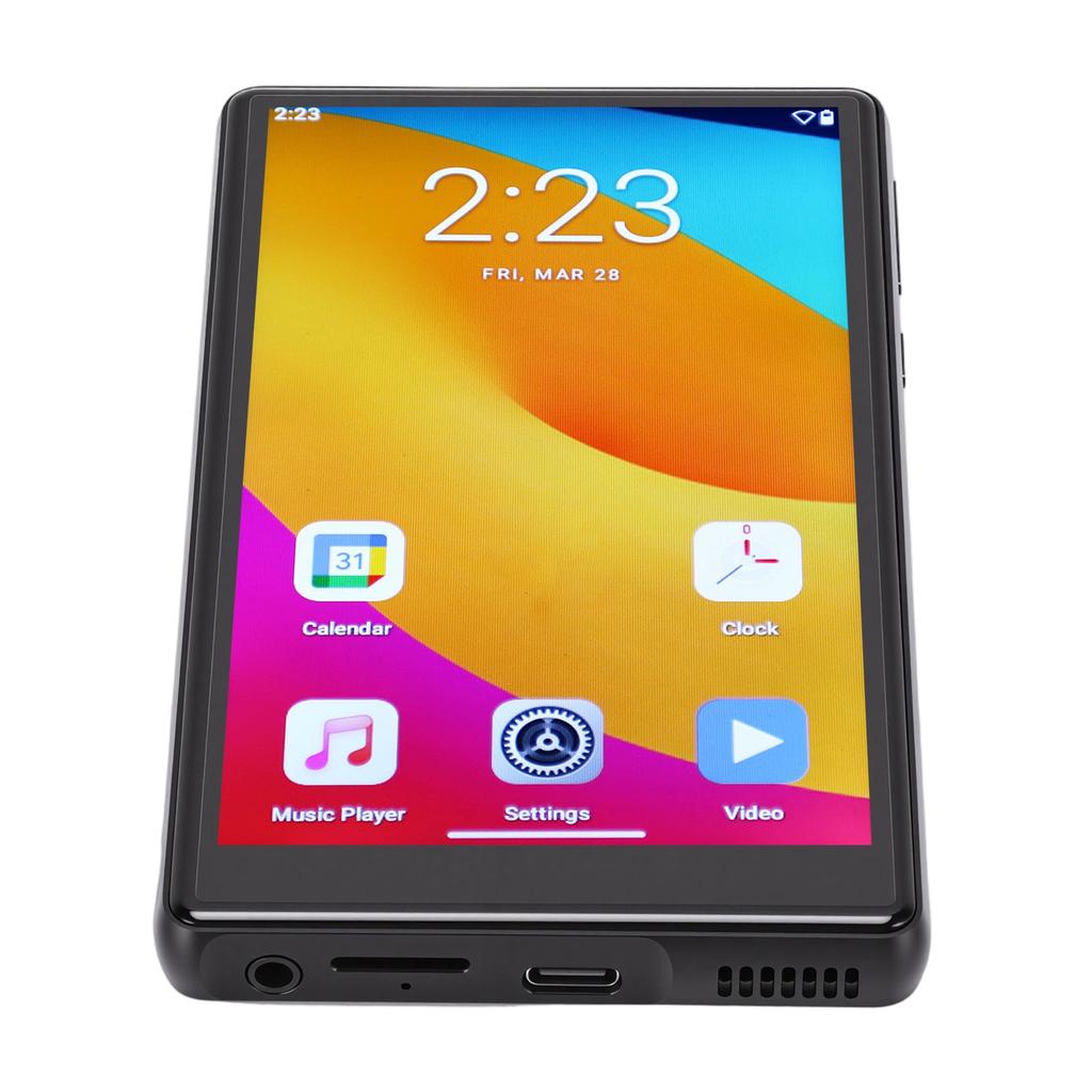 Reproductor MP3 de 5,0 Pulgadas HD Pantalla Táctil Completa 4G 64G WiFi Bluetooth 5.0 Reproductor de Música MP3 con Radio FM Libro Electrónico