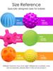 6 PCS Baby Toys Sensory Balls For Children Textured Hand Touch Ball Soft Massage Ball Infant Rattle Senses Toys