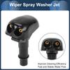 INFINAUTO Front Windshield Washer Nozzle Front Wiper Spray Nozzle with