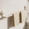 Nail Free Installation Bathroom Towel Rack Wall Mounted Bath Towel Storage Rack  Home