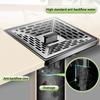 Stainless Steel Shower Floor Drain Dual-purpose Floor Drain  Bathroom Accessories