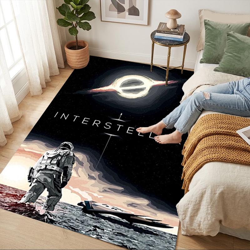 Interstellar Journey Living Room Nonslip Area Rug Soft Carpet For Bedroom Game Playroom Sofa Office Home Decor Doormat Christmas Gift C9301329