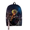 Classic Novelty Cool Metal Family Anime 3D Print School Bags Unisex Oxford Waterproof Notebook Multifunction Travel Backpacks