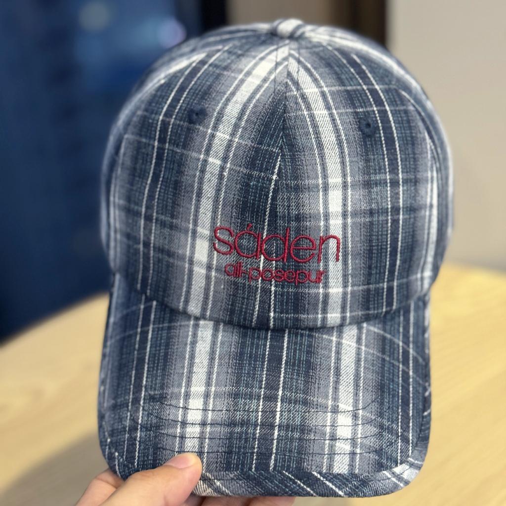 Retro Plaid Baseball Hat for Women Four Seasons Sunshade Breathable Spring and Autumn Casual Face Showing Small Duck Tongue Hat Trendy