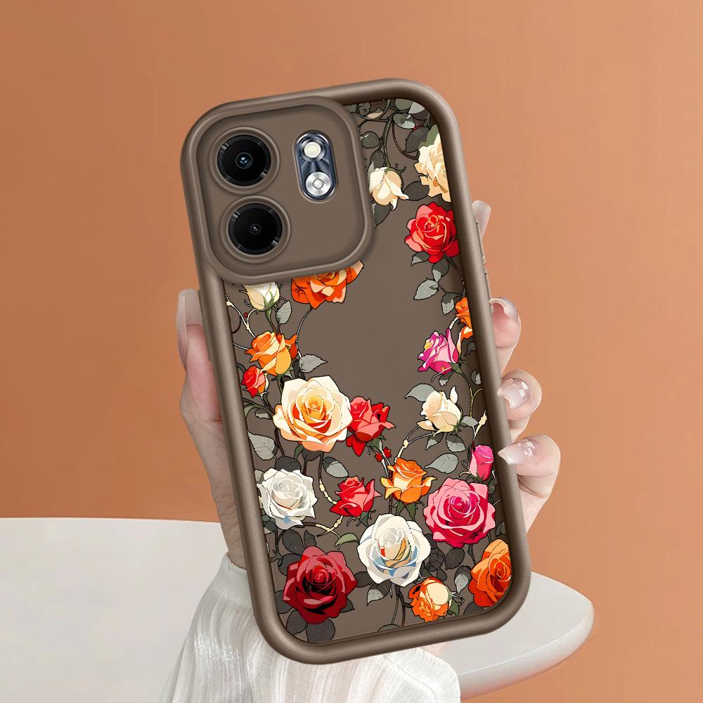 Soft Silicone Phone Casing Full Cover Camera Shockproof Protection Case for Huawei Honor Infinix Tecno iPhone Motorola Google