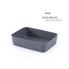 Stackable Frosted Plastic Storage Box with Dividers - Multi-purpose Organizer