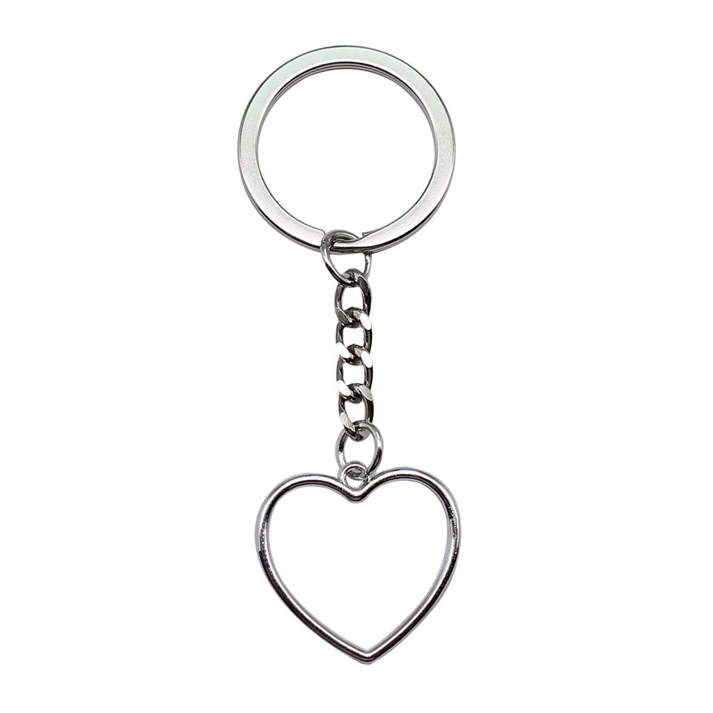 Souvenir Gift Couple Keychain Kiss Charm Lover Key Ring 28mm Ring