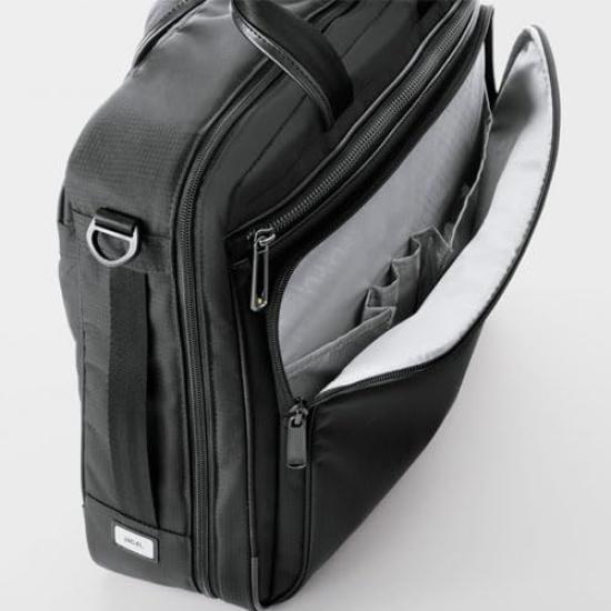 Ace Gene Flexlite Fit Lätt Affärsväska, 41 cm, B4-storlek, Enkelt Fack, Datorförvaring, 54558 01 (Svart)