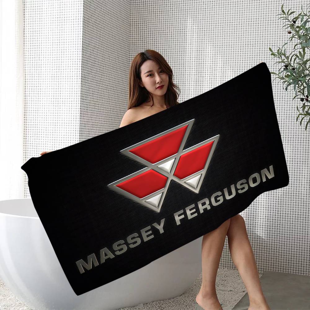 M-Massey F-Ferguson Bath Towel Microfiber Soft Water Absorbing Breathable For Girl Kids Decorative Cartoon Beach Towel