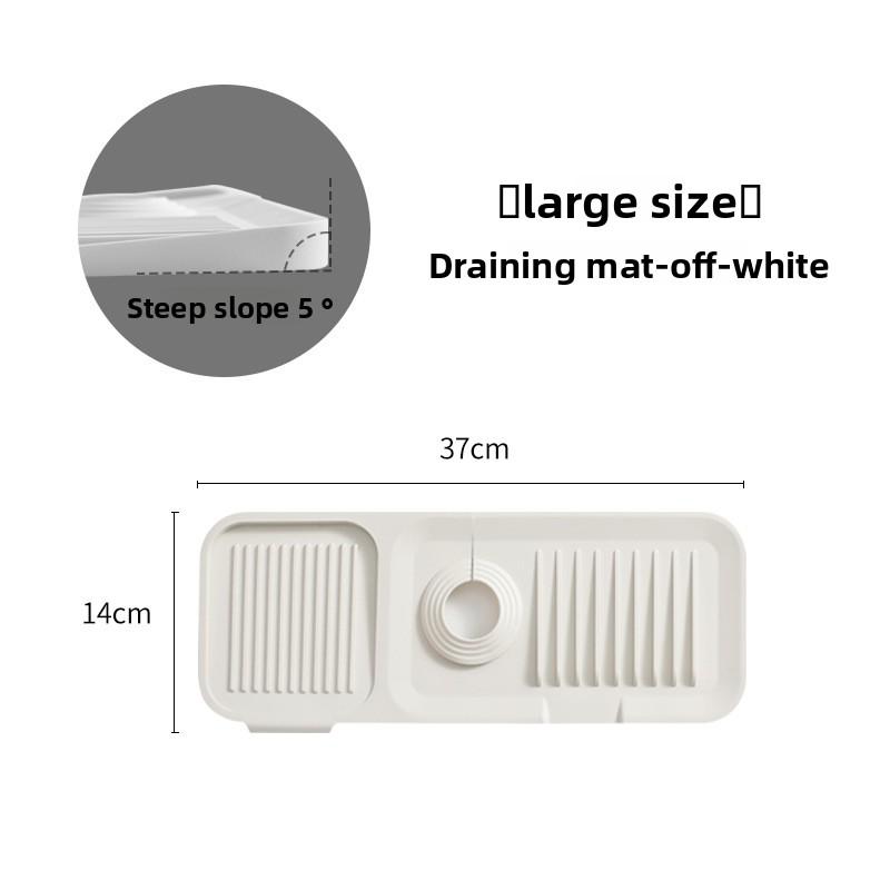 Silicone Drain Pad, Faucet Drain Pad, Kitchen Countertop Sink Drain and Splash-proof Wonder