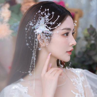 1/2Pcs Fille Épingle À Cheveux Papillons Conception Imitation Perle Gland Pince À Cheveux Romantique Doux Style Accessoires De Cheveux