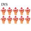Cute 3D Resin Desserts 10Pcs Mini Ice Creams, Tiny Strawberry Jam Dessert Food for Doll Mansion Miniatures Mansion, DIY Craft Projects, Pretend