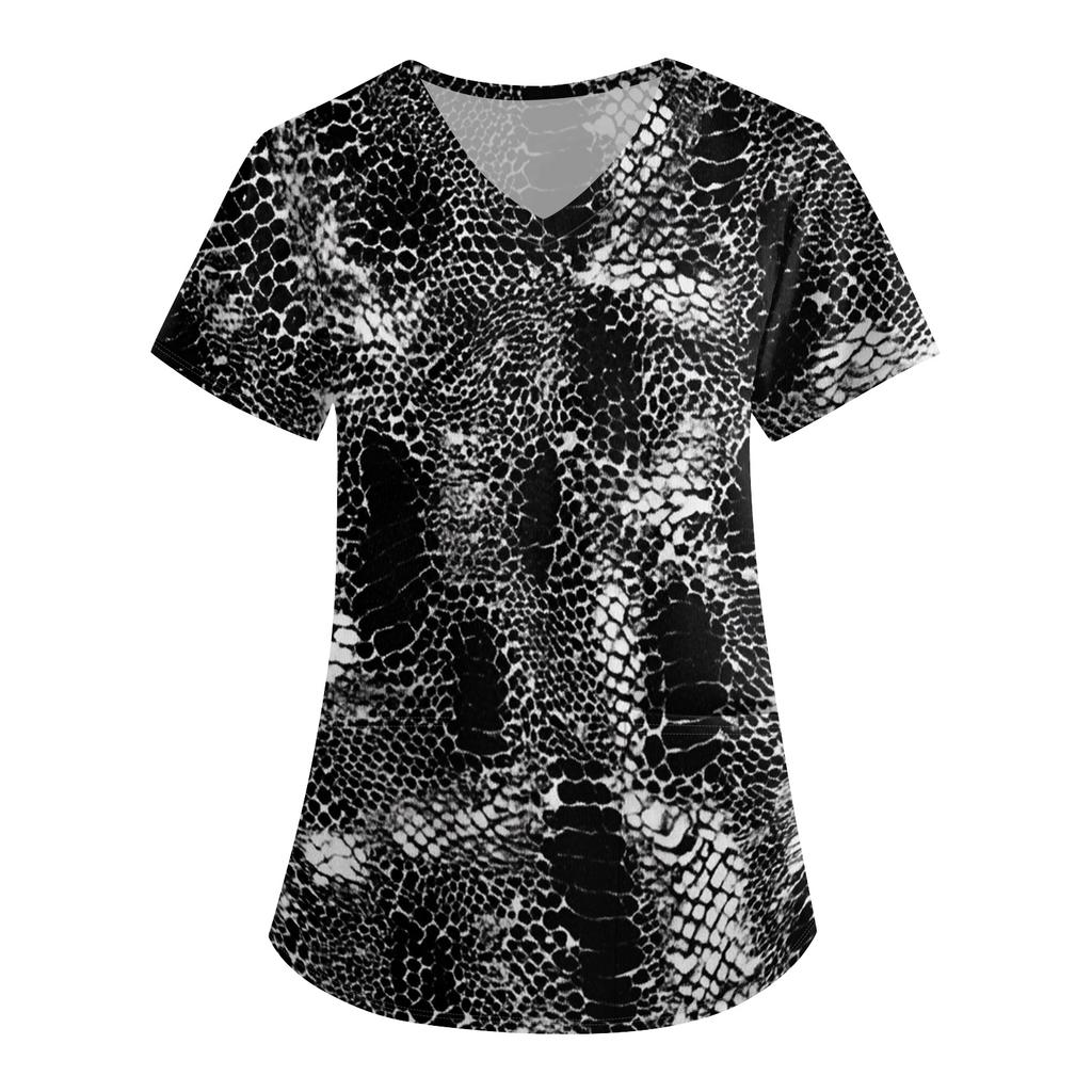 Short Sleeve Blouses for Women V Neck Lightweight Womens Short Sleeve Blouses Casual Loose Fit Women's Short Sleeve Tops for Daily Wear