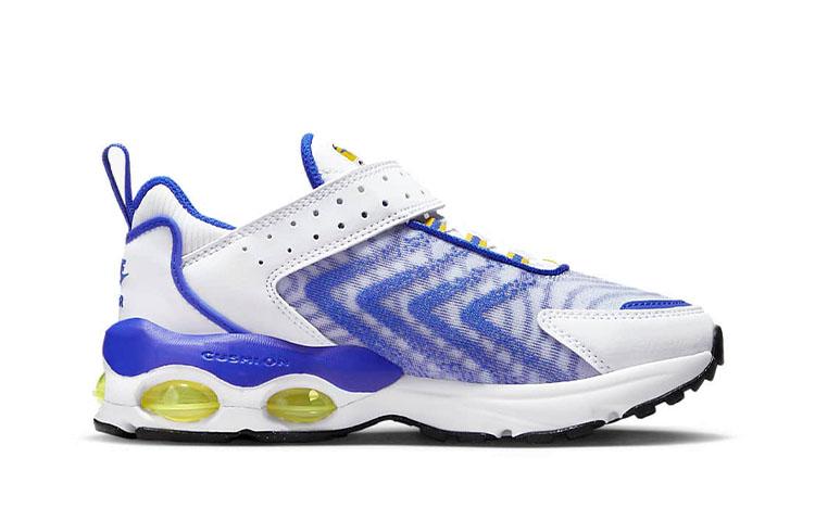 Nike Air Max Tailwind 1 Vintage Abrasion Resistant Low top Sports Casual Shoes White Blue Children Aged 3 7 Years Old DQ0297-100