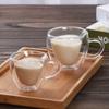 For Hot Beverages Cappuccino with Handle Dinking Glasses Insulated Glass Cup Coffee Mug Tea Cup