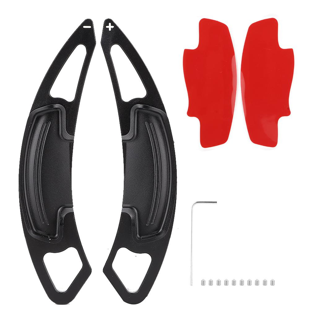 Black Aluminum Alloy Steering Wheel Paddle Shift Extension Fits for Acura CDX MDX RDX