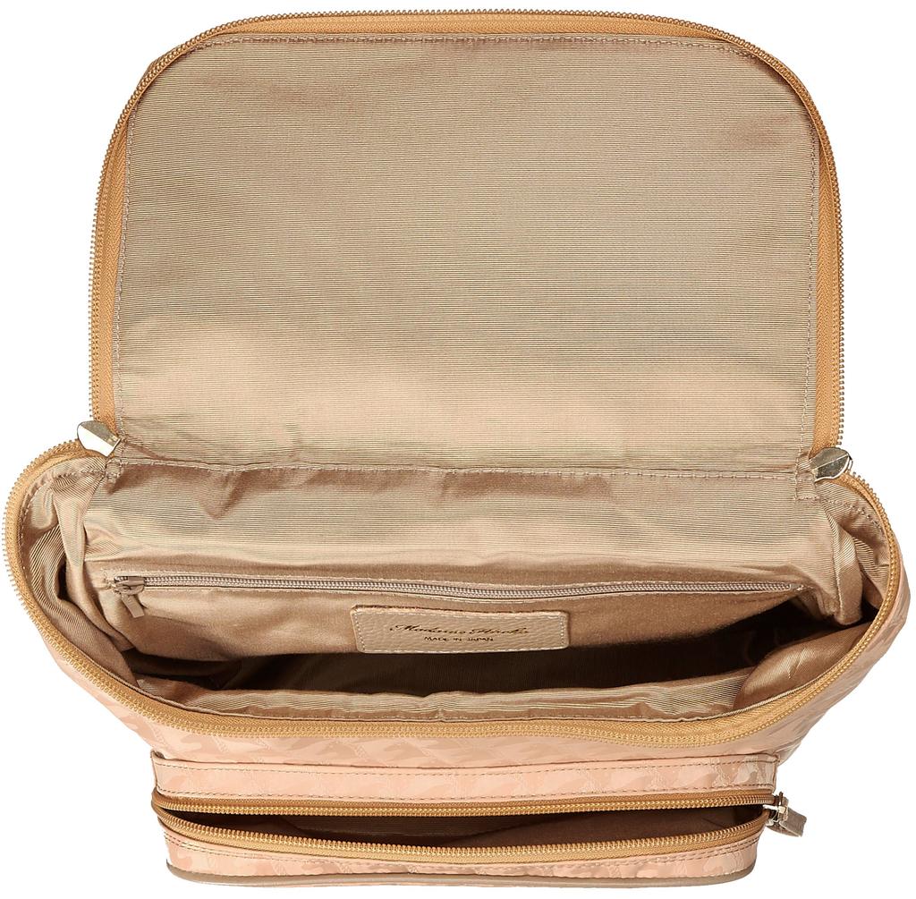 Madame Hiroko Nylon Jacquard Grande Backpack mh0053-003 Beige