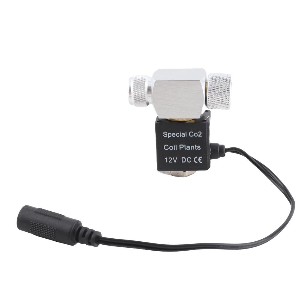 Válvula Solenoide para Regulador de Sistema de CO2 para Acuario   Salida 12V Conexión Rosca Macho Externa M10*1 Cabezal Único Silenciosa Versión de Baja Temperatura