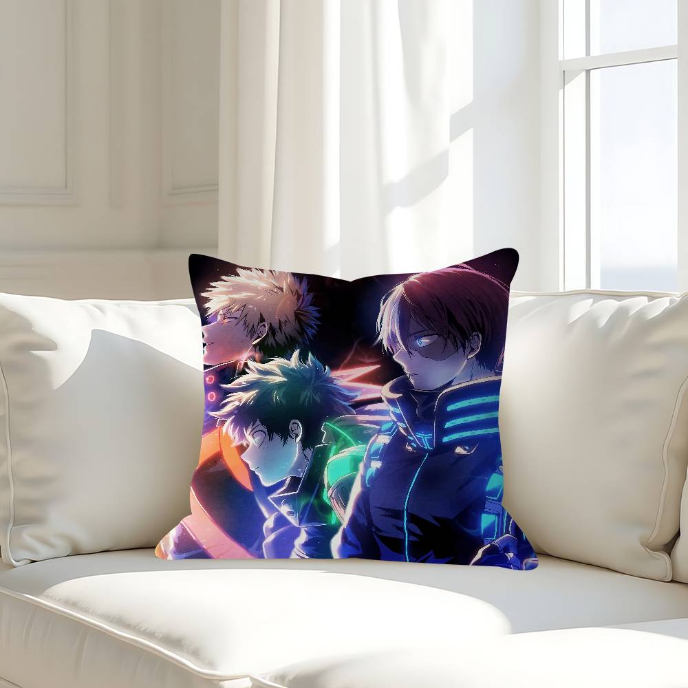 My Hero A-Academia Kissenbezug Abnehmbarer Waschbarer Kissenbezug – Ganzjahresweichleinen