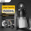 Simple Stainless Steel Large Capacity Vacuum Flasks Portable Tea Water Separation for Office Fitness Outdoor Sports Water Bottle
