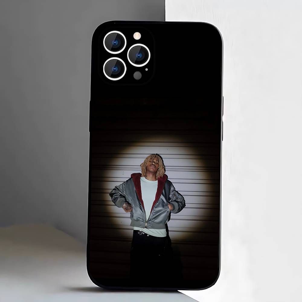 Rapper Rich A-Amiri Phone Case For iPhone 17,16,15,14,13,12,11,Pro,XS,Max,XR,Plus,E,SE4,Mini Black Soft Cover