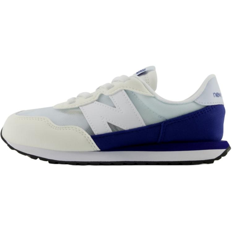 New Balance Nb 237 Comfortable Versatile Durable Low-Top Casual Shoes Kids sneaker White Blue PH237DIW