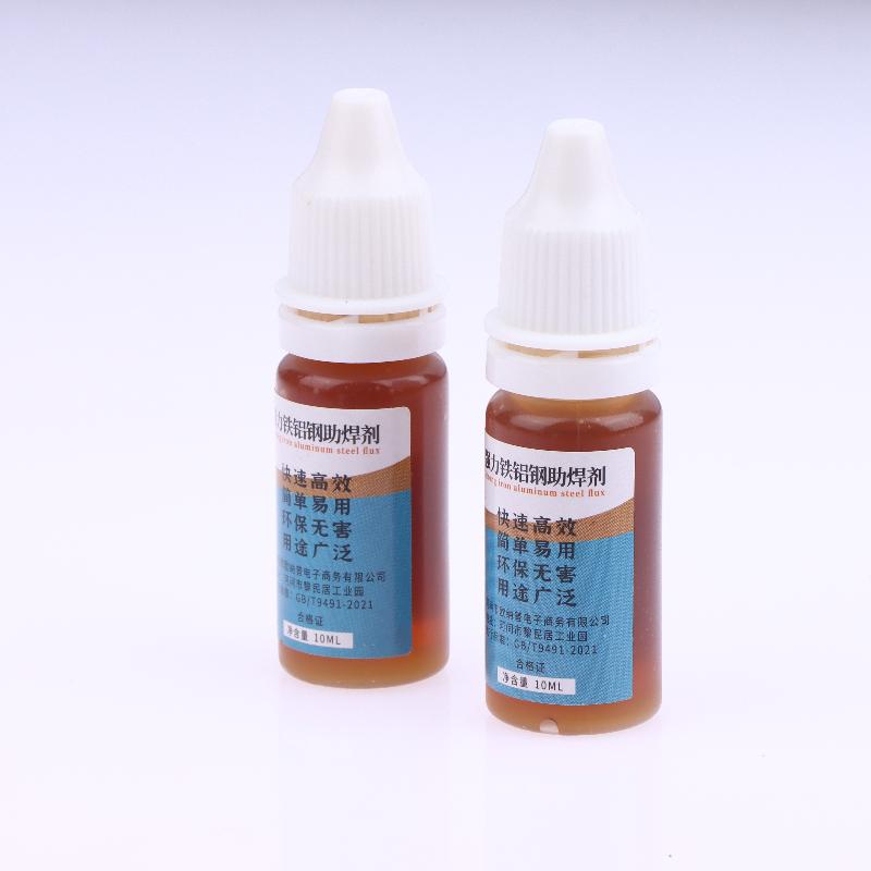 1Pcs Liquid Aluminum Metal Electronics Copper Soldering Flux 10ml Soldering Flux No Water Cleaning 18650 Battery Soldering