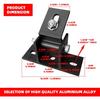 2er-Pack Verstellbare Solarpanel-Neigungsmontagehalterung Basis, Neigungswinkel 10-60 Flachdachmontagehalter, Wohnmobil-Solarpanel-Halterungen Klemme