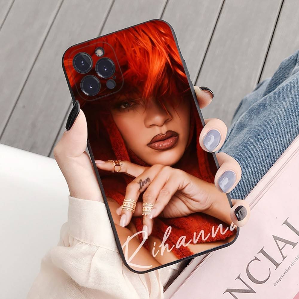 R-Rihanna Popular Singer Star Phone Case For IPhone 16 15 8 7 6 6S Plus X SE XR XS 14 11 12 13 Mini Pro Max Mobile Case