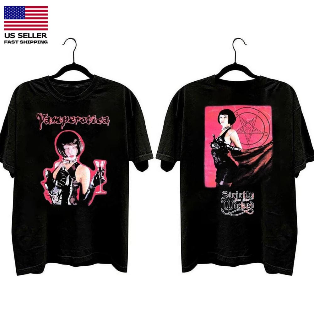 New Apparel Cradle Of Filth 90s Vamperotica Metal Band QT3797 Unisex T-Shirt S