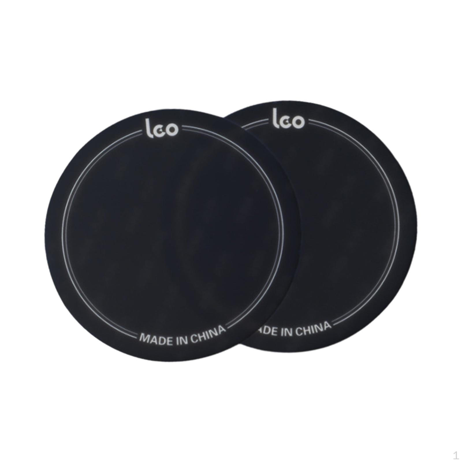 

2 накладки на педаль бас-барабана, защита накладки на головку барабана, тренировочные подушечки, прочный, ударопрочный black 9.6cm