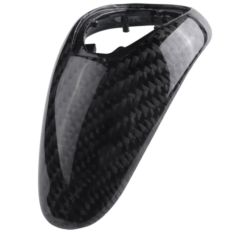 Durable-Real Carbon Fiber Gear Shift Knob Cover Replacement For BMW M2 M3 M5 M6 F87 F80 F82 F83 F10 F12 F13 F06